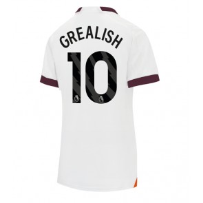 Manchester City Jack Grealish #10 Gostujuci Dres za Ženska 2023-24 Kratak Rukavima